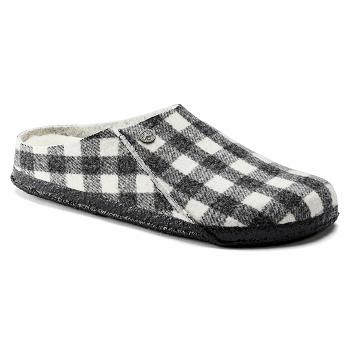 Birkenstock Zermatt Wool Shearling Clog Træsko Dame Hvide | DK 299MQZ